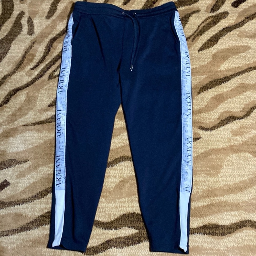 Armani Exchange Trousers 6HZPFF/ZJ8CZ men’s Navy (L) NWT